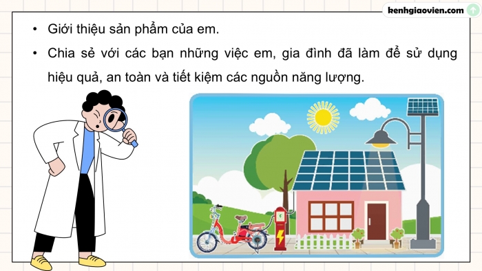 Giáo án điện tử Khoa học 5 chân trời Bài 12: Ôn tập chủ đề Năng lượng