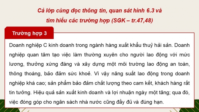 Giáo án điện tử Kinh tế pháp luật 12 chân trời Bài 6: Trách nhiệm xã hội của doanh nghiệp