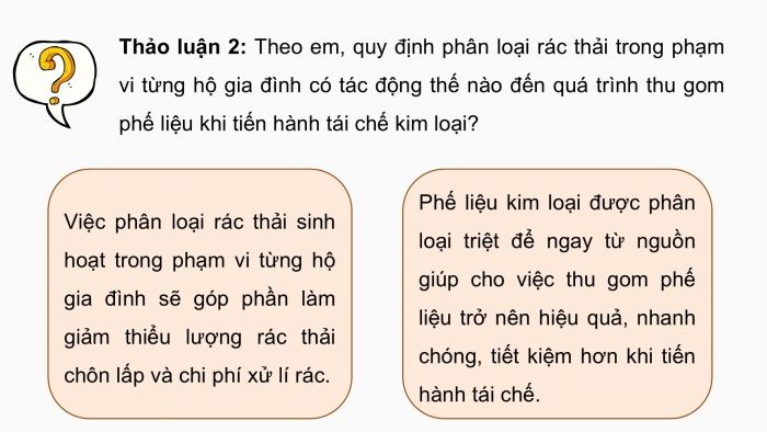 Giáo án điện tử chuyên đề Hoá học 12 chân trời Bài 3: Quy trình thủ công tái chế kim loại và một số ngành nghề liên quan đến hoá học tại địa phương