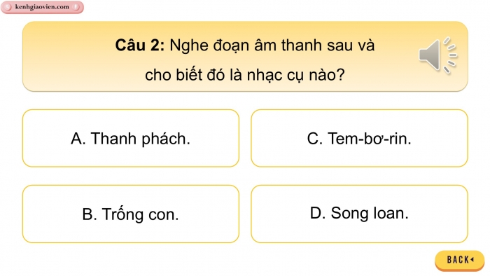 Giáo án điện tử Âm nhạc 5 chân trời Tiết 4: Trò chơi âm nhạc. Ai thính tai nhất. Nhà ga âm nhạc