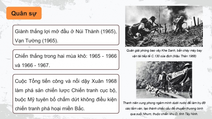 Giáo án điện tử Lịch sử 12 cánh diều Bài 8: Cuộc kháng chiến chống Mỹ, cứu nước (1954 - 1975) (P2)