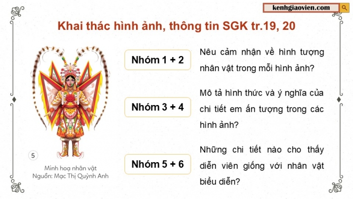 Giáo án điện tử Mĩ thuật 9 cánh diều Bài 5: Nghệ thuật hoá trang