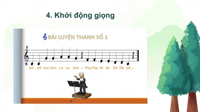 Giáo án điện tử Âm nhạc 5 cánh diều Tiết 9: Hát Khăn quàng thắp sáng bình minh