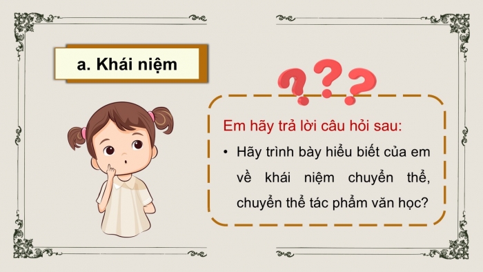 Giáo án điện tử chuyên đề Ngữ văn 12 kết nối CĐ 2 Phần Tìm hiểu tri thức tổng quát (Tác phẩm nghệ thuật chuyển thể)