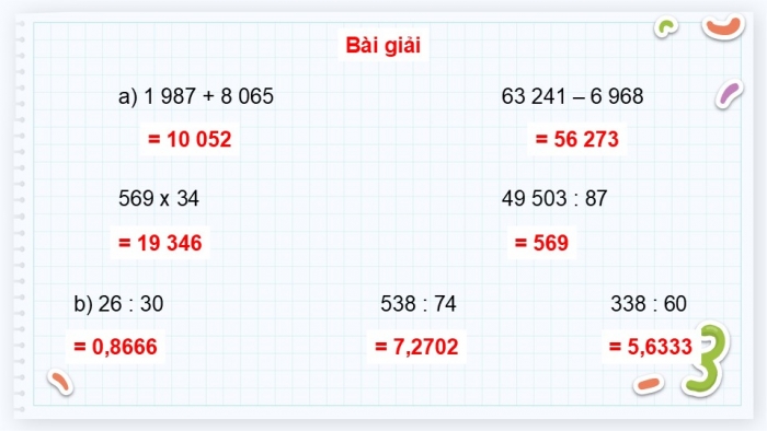 Giáo án điện tử Toán 5 cánh diều Bài 44: Sử dụng máy tính cầm tay