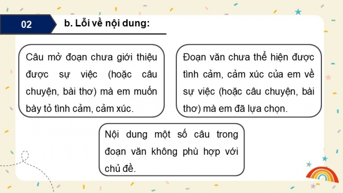 Giáo án điện tử Tiếng Việt 5 cánh diều Bài 7: Trả bài viết đoạn văn thể hiện tình cảm, cảm xúc