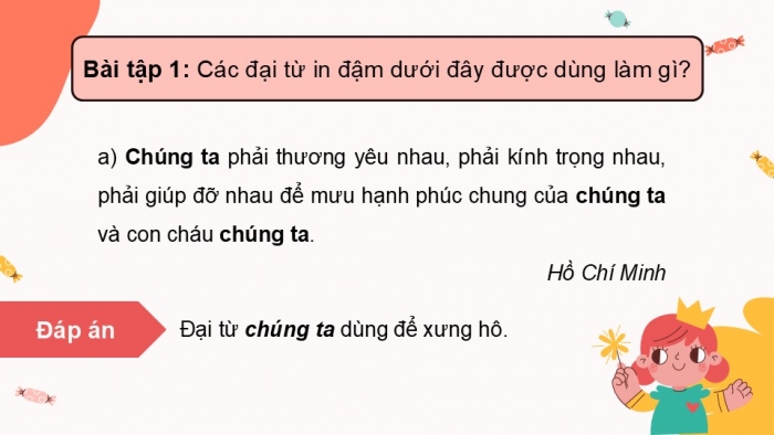 Giáo án điện tử Tiếng Việt 5 cánh diều Bài 7: Đại từ