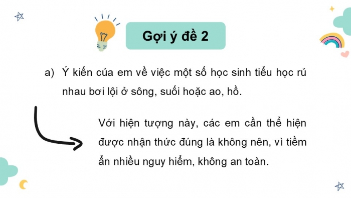 Giáo án điện tử Tiếng Việt 5 cánh diều Bài 7: Viết đoạn văn nêu ý kiến về một hiện tượng xã hội (Tìm ý, sắp xếp ý)