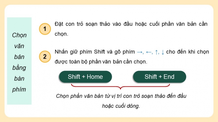 Giáo án điện tử Tin học 5 chân trời Bài 6: Chỉnh sửa văn bản