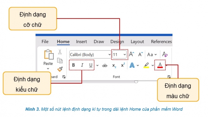 Giáo án điện tử Tin học 5 chân trời Bài 7: Định dạng kí tự