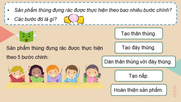 Giáo án điện tử Công nghệ 5 cánh diều Bài 5: Dự án Em tập làm nhà thiết kế