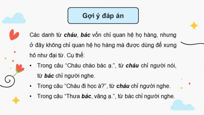 Giáo án điện tử Tiếng Việt 5 cánh diều Bài 7: Luyện tập về đại từ