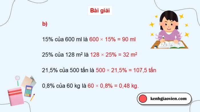 Giáo án điện tử Toán 5 cánh diều Bài 46: Luyện tập chung