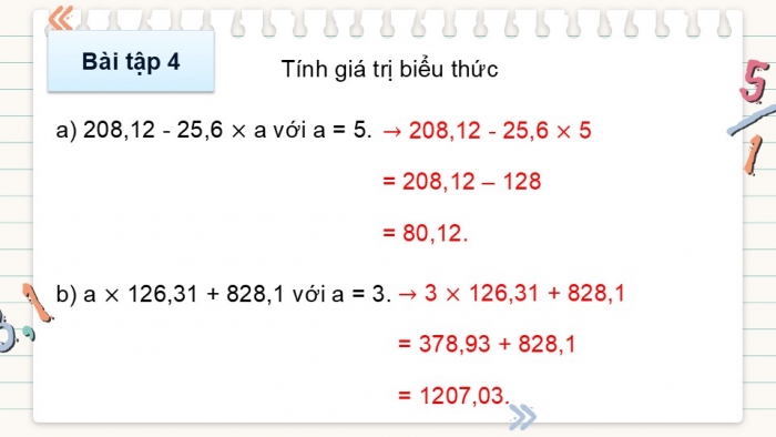 Giáo án PPT dạy thêm Toán 5 Chân trời bài 31: Nhân một số thập phân với một số tự nhiên