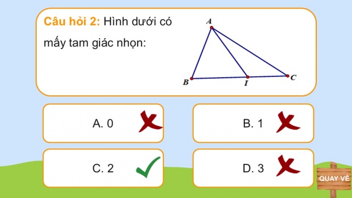 Giáo án PPT dạy thêm Toán 5 Chân trời bài 54: Ôn tập hình học và đo lường