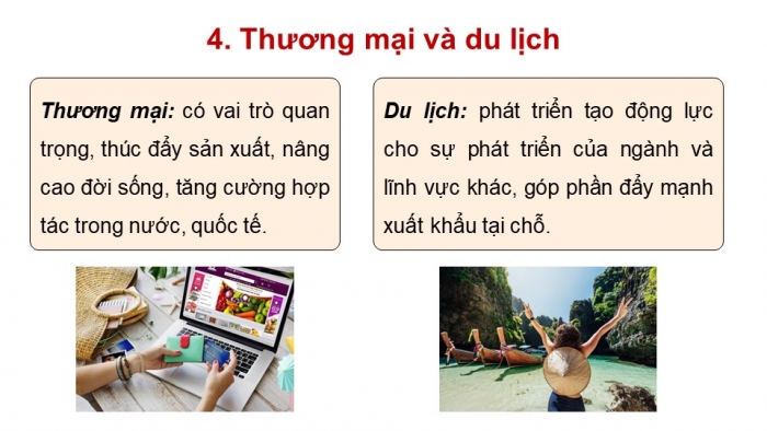 Giáo án điện tử Địa lí 9 chân trời Bài 8: Dịch vụ (P2)