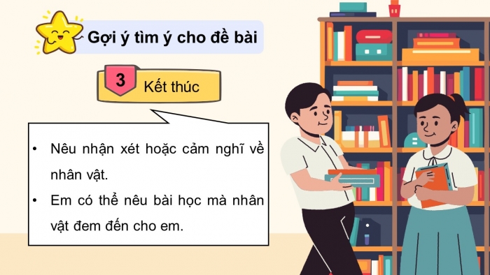 Giáo án điện tử Tiếng Việt 5 kết nối Bài 18: Tìm ý cho đoạn văn giới thiệu nhân vật trong một cuốn sách