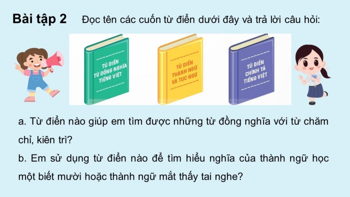 Giáo án điện tử Tiếng Việt 5 kết nối Bài 19: Luyện tập sử dụng từ điển