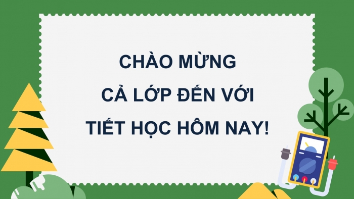 Giáo án điện tử KHTN 9 chân trời - Phân môn Vật lí Bài 8: Điện trở. Định luật Ohm