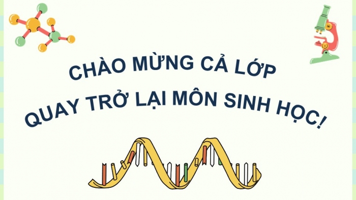 Giáo án điện tử KHTN 9 chân trời - Phân môn Sinh học Bài 41: Cấu trúc nhiễm sắc thể và đột biến nhiễm sắc thể