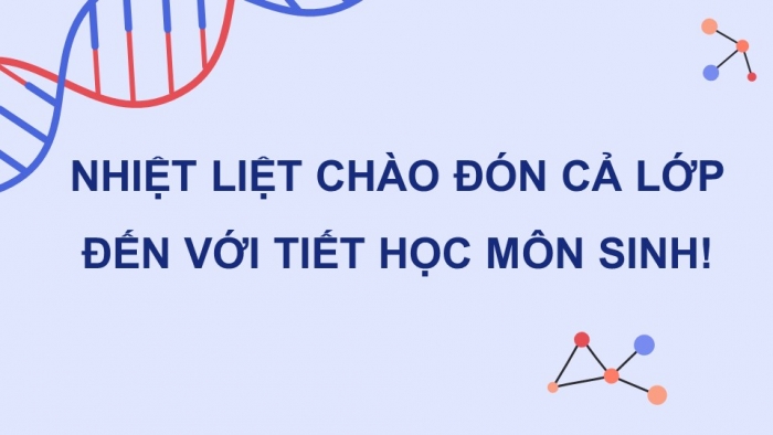 Giáo án điện tử Sinh học 12 cánh diều Bài 8: Di truyền liên kết giới tính, liên kết gene và hoán vị gene