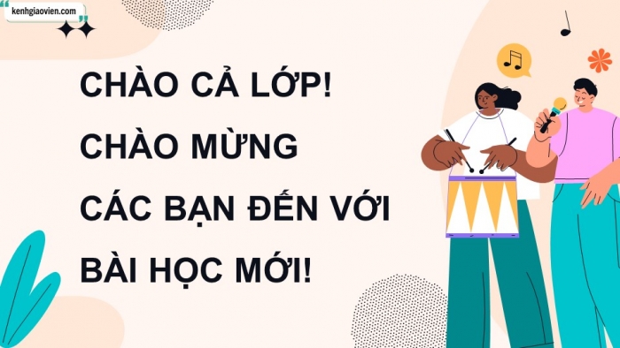 Giáo án điện tử Âm nhạc 9 cánh diều Bài 5 Tiết 2: Kèn cor và kèn trombone, Ôn tập bài hát Dáng thầy