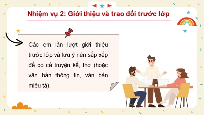 Giáo án điện tử Tiếng Việt 5 cánh diều Bài 7: Trao đổi Em đọc sách báo