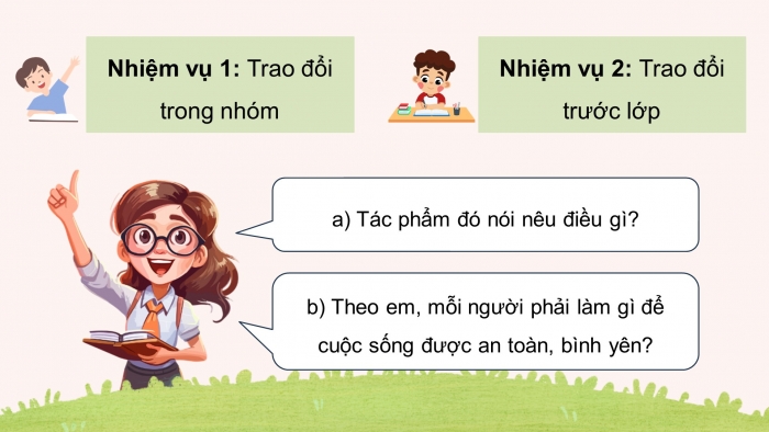 Giáo án điện tử Tiếng Việt 5 cánh diều Bài 9: Trao đổi Em đọc sách báo