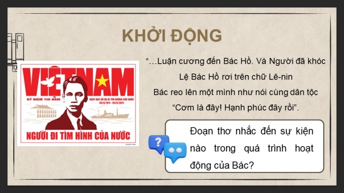 Giáo án điện tử Lịch sử 9 kết nối Bài 6: Hoạt động của Nguyễn Ái Quốc và sự thành lập Đảng Cộng sản Việt Nam