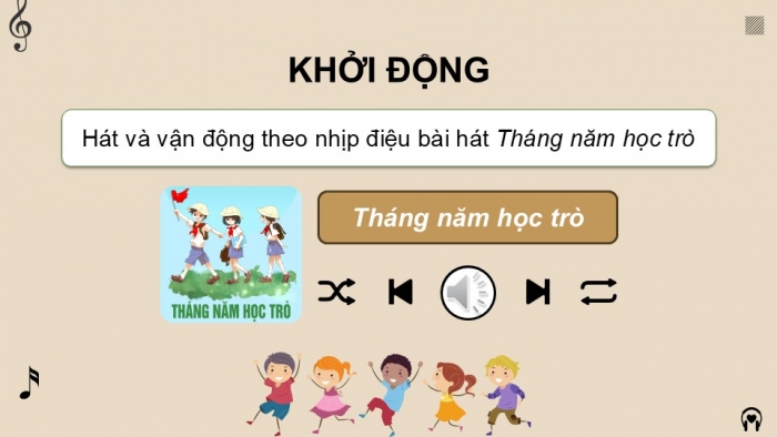 Giáo án điện tử Âm nhạc 9 kết nối Tiết 12: Lí thuyết âm nhạc Sơ lược về dịch giọng, Đọc nhạc Bài đọc nhạc số 2