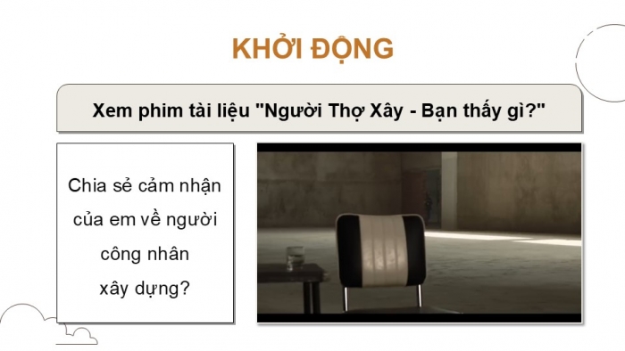 Giáo án điện tử Mĩ thuật 9 chân trời bản 2 Bài 6: Vẻ đẹp của người công nhân xây dựng