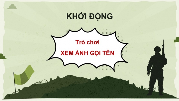 Giáo án điện tử Mĩ thuật 9 chân trời bản 2 Bài 7: Hình tượng bộ đội trong sáng tạo mĩ thuật