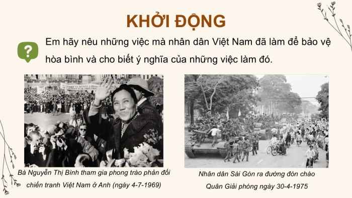 Giáo án điện tử Công dân 9 cánh diều Bài 5: Bảo vệ hoà bình