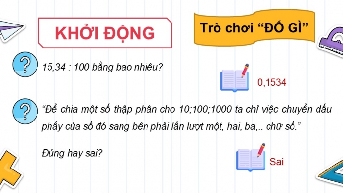 Giáo án PPT dạy thêm Toán 5 Chân trời bài 41: Em làm được những gì?