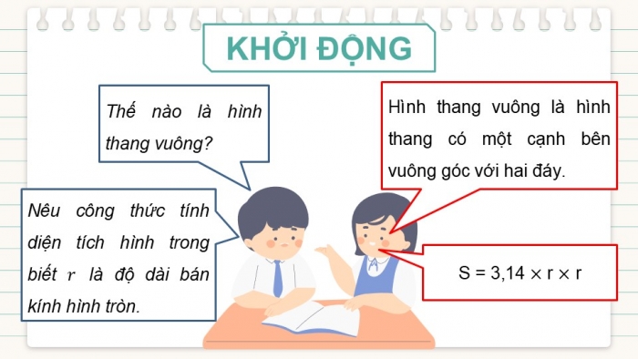 Giáo án PPT dạy thêm Toán 5 Chân trời bài 54: Ôn tập hình học và đo lường