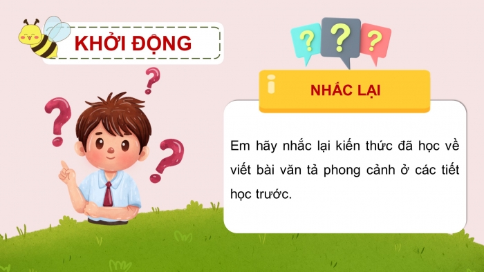 Giáo án điện tử Tiếng Việt 5 chân trời Bài 4: Viết đoạn văn cho bài văn kể chuyện sáng tạo