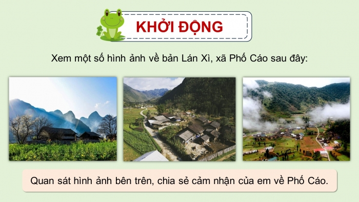 Giáo án điện tử Tiếng Việt 5 chân trời Bài 4: Ngày xuân Phố Cáo