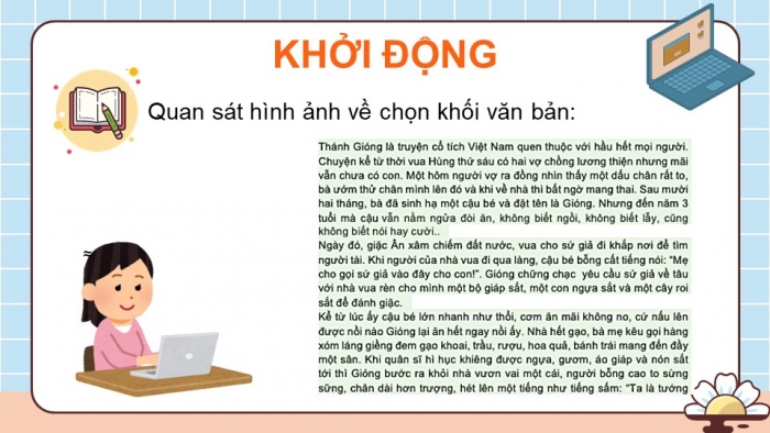 Giáo án điện tử Tin học 5 cánh diều Chủ đề E Bài 2: Thực hành xóa và di chuyển khối văn bản