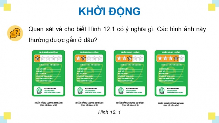 Giáo án điện tử Công nghệ 12 Điện - Điện tử Kết nối Bài 12: Tiết kiệm điện năng