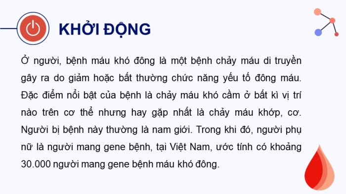 Giáo án điện tử Sinh học 12 cánh diều Bài 8: Di truyền liên kết giới tính, liên kết gene và hoán vị gene