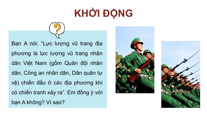 Giáo án điện tử Quốc phòng an ninh 12 cánh diều Bài 5: Truyền thống và nghệ thuật đánh giặc giữ nước của địa phương