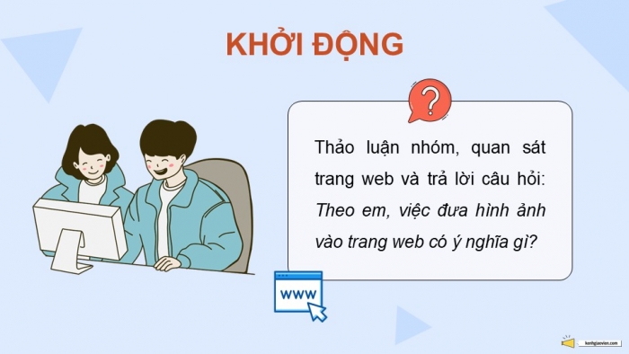 Giáo án điện tử Tin học ứng dụng 12 cánh diều Bài 5: Chèn hình ảnh, âm thanh, video và sử dụng khung