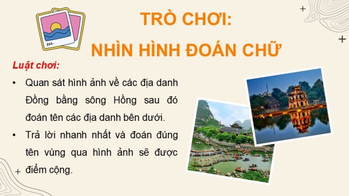 Giáo án điện tử Địa lí 9 chân trời Bài 11: Vùng Đồng bằng sông Hồng