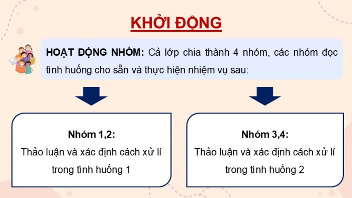 Giáo án điện tử Hoạt động trải nghiệm 12 cánh diều Chủ đề 4: Tổ chức cuộc sống gia đình (P1)