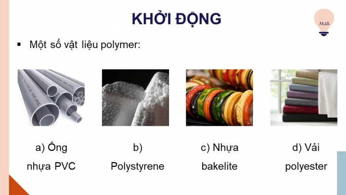 Giáo án điện tử Hóa học 12 cánh diều Bài 8: Đại cương về polymer