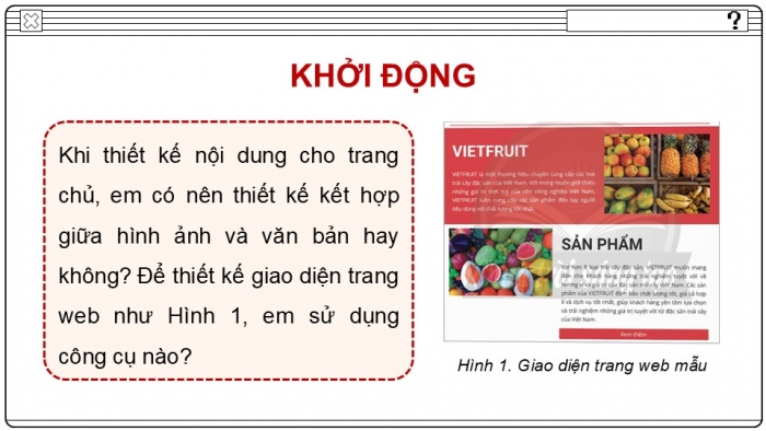 Giáo án điện tử Tin học ứng dụng 12 chân trời Bài E4: Sử dụng Content Blocks, Button, Divider