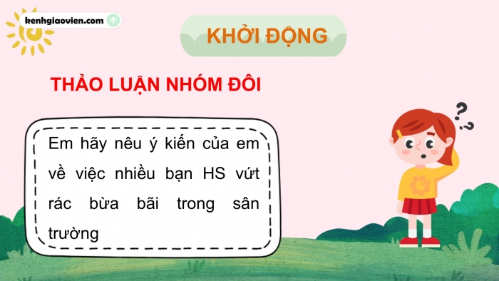 Giáo án điện tử Tiếng Việt 5 cánh diều Bài 8: Trao đổi Ý kiến của em