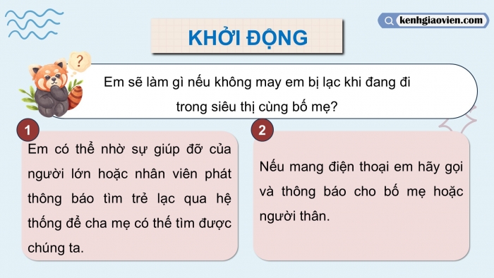 Giáo án điện tử Tiếng Việt 5 cánh diều Bài 9: Khi các em ở nhà một mình