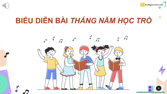 Giáo án điện tử Âm nhạc 9 kết nối Tiết 18: Ôn tập và kiểm tra cuối Học kì I