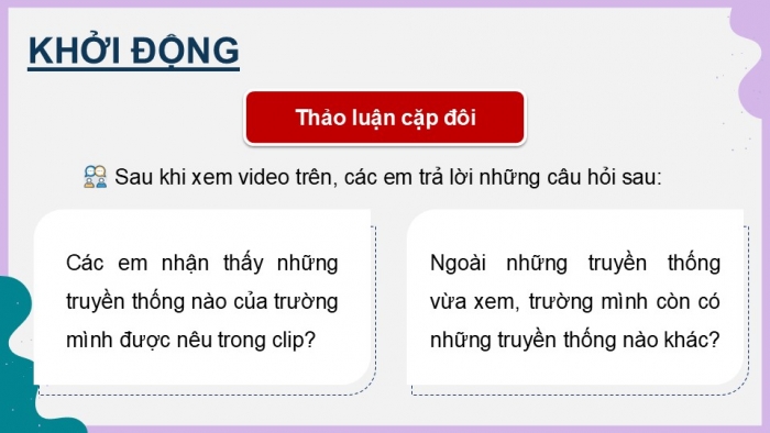 Giáo án điện tử Hoạt động trải nghiệm 9 chân trời bản 2 Chủ đề 3 Tuần 12